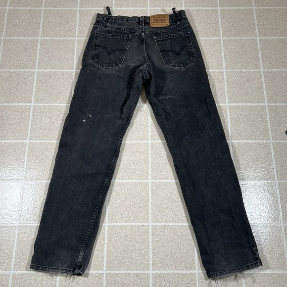 Levi's Other - Vintage Levi's 550 Men's 30x32 Black Orange Tab Relaxed Fit Jeans MADE IN USA